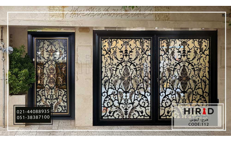 درب پارکینگ طرح آبنوس 20112